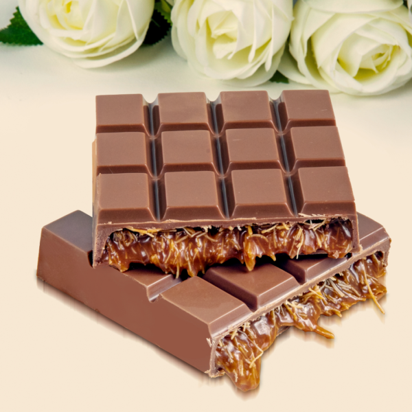 Caramel Kunafa Chocolate