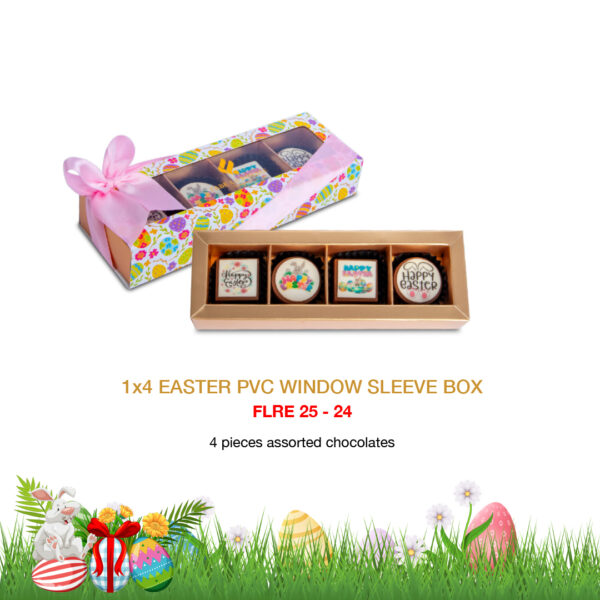Fabe La Royale Chocolatier - EASTER PVC WINDOW  SLEEVE BOX