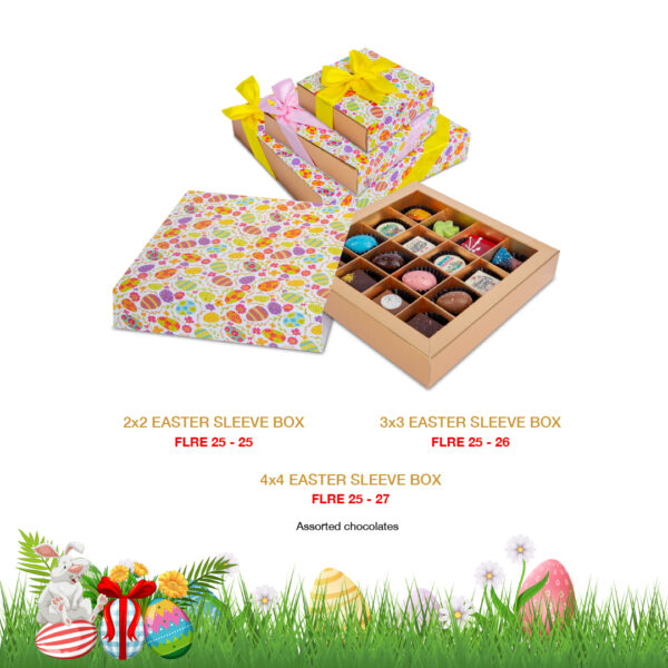 Fabe La Royale Chocolatier-EASTER SLEEVE BOX