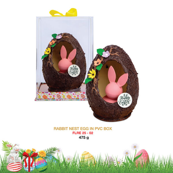 Fabe La Royale Chocolatier- Rabbit Nest PVC Box