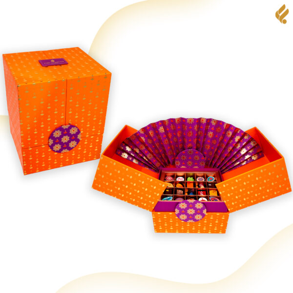 Fabe La Royale-Diwali Chocolate & Sweet Peacock Layer Box
