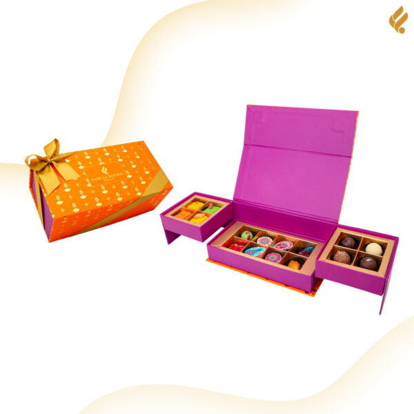 Fabe La Royale-Diwali Chocolate& Sweet Gift Moving Layer Box