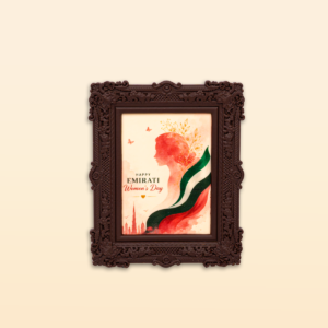 Fabe La Royale- Emirati Women’s Day Chocolate Frame – Luxury Chocolate Gift