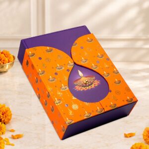 Luxury Diwali chocolate gift box with assorted premium chocolates