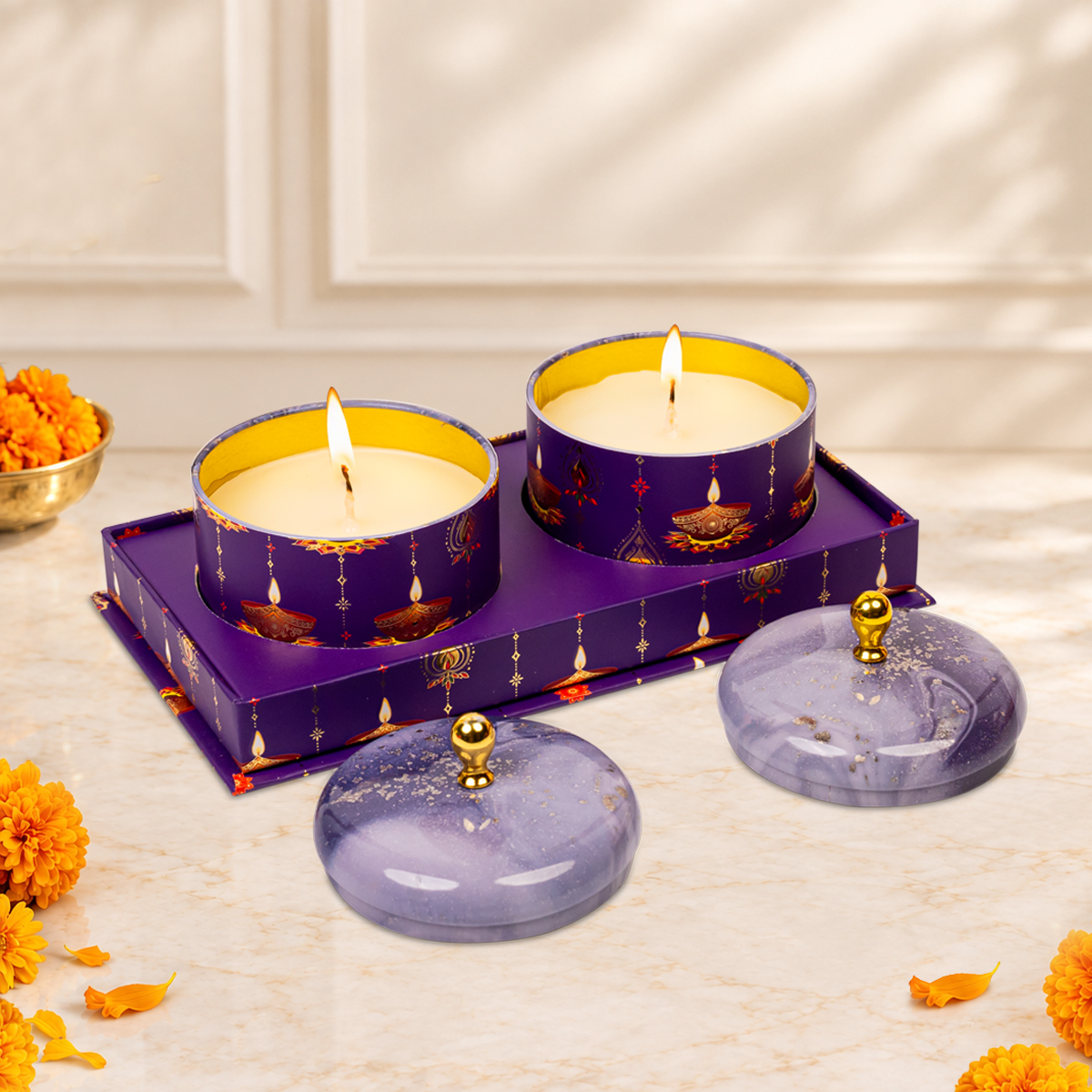 Luxury Diwali chocolate gift box with assorted premium chocolates
