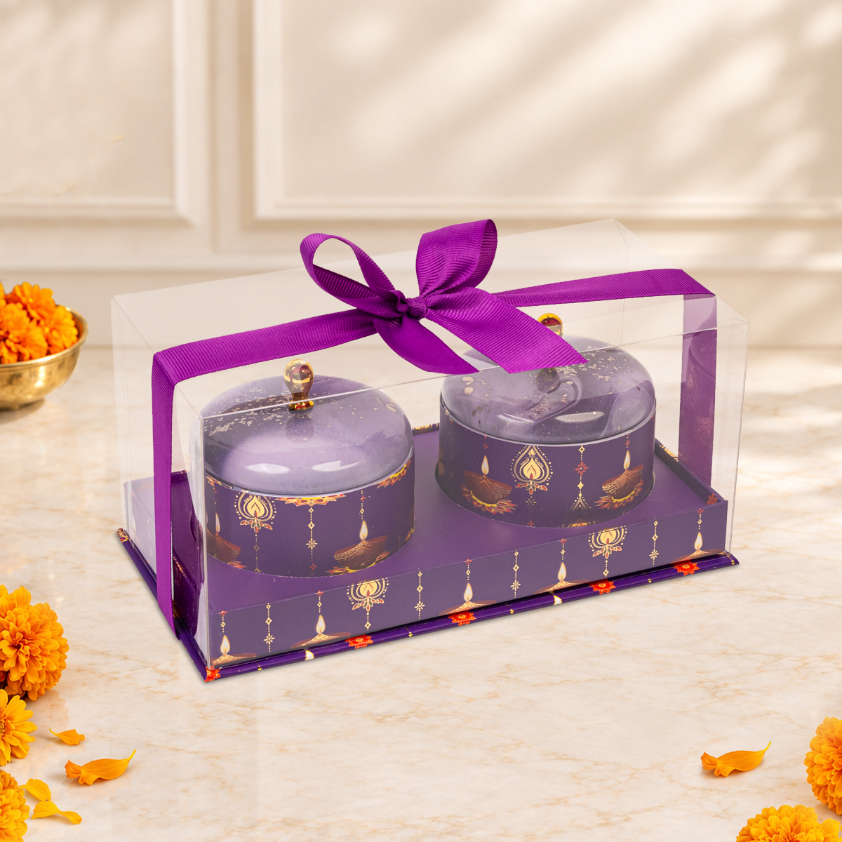 Luxury Diwali chocolate gift box with assorted premium chocolates