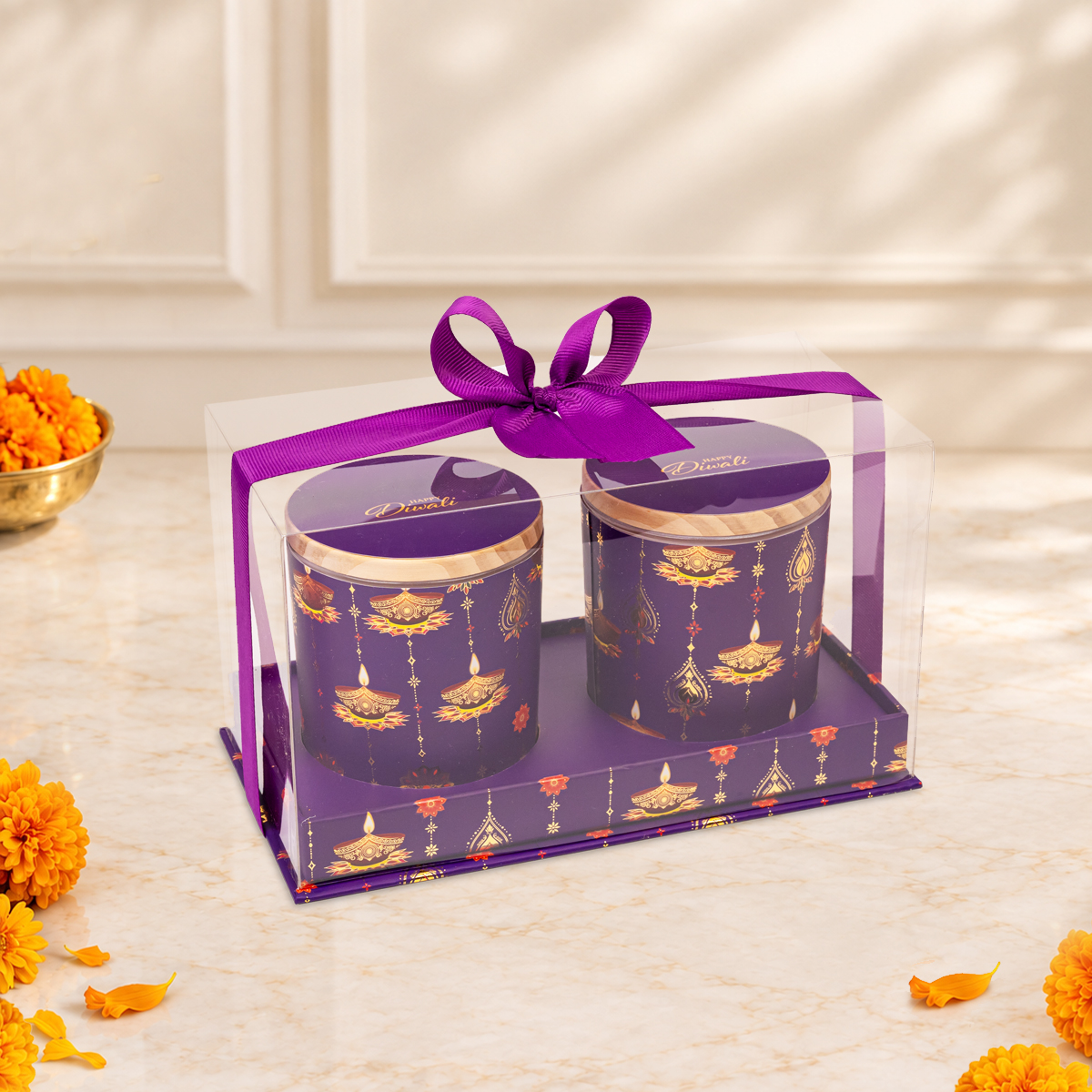 Luxury Diwali chocolate gift box with assorted premium chocolates